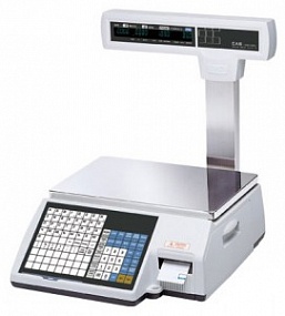Системные весы с печатью этикеток CAS CL5000 Jr